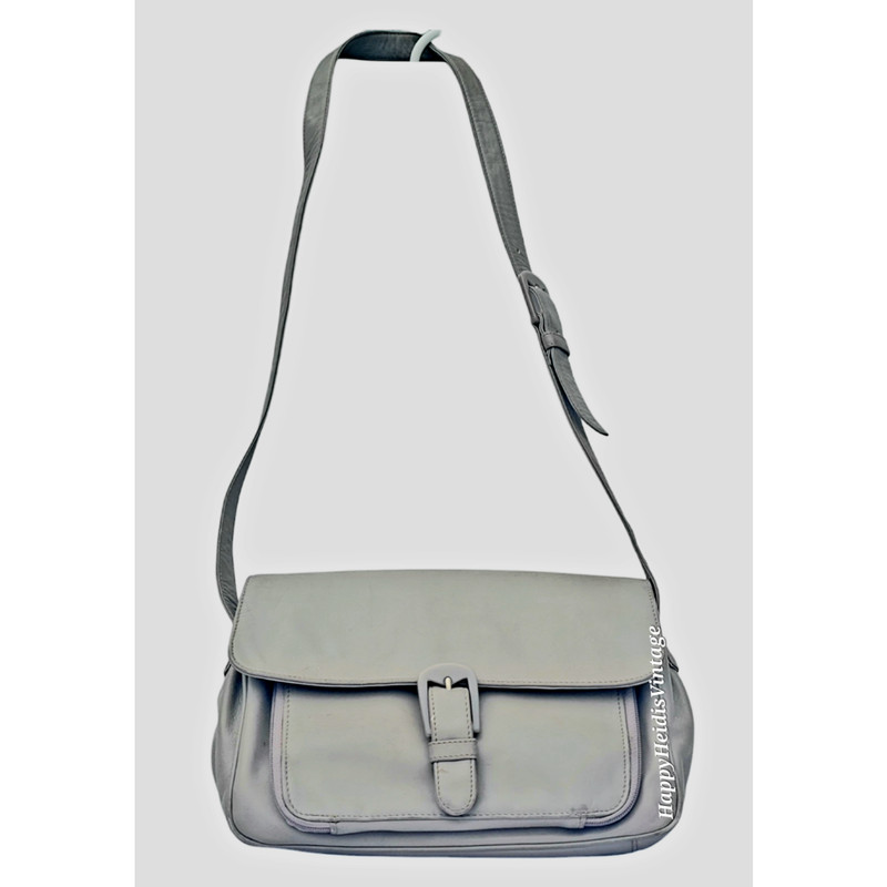 Vintage Nordstrom Preview Collection Leather Baguette Crossbody Handbag Purse