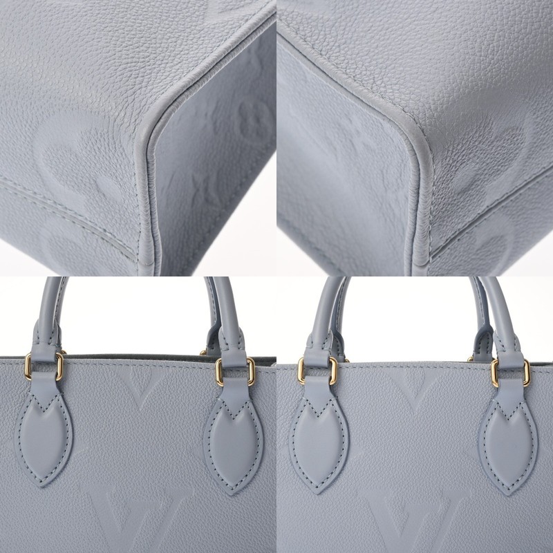 LOUIS VUITTON Monogram Ann Platt ONTHEGO PM Light blue M46840 800000147339000 gallery