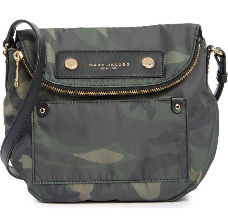 Marc Jacobs Preppy Mini Natasha Nylon Messenger Crossbody Bag ~NWT~ Camo