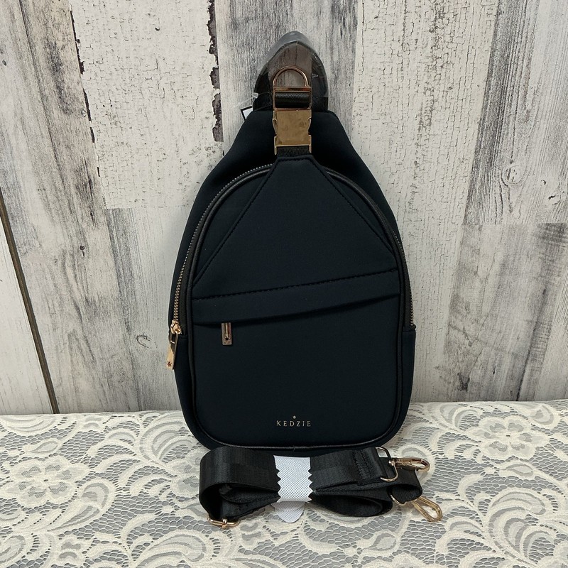 Kedzie Black Neoprene SLOANE SLING Backpacks
