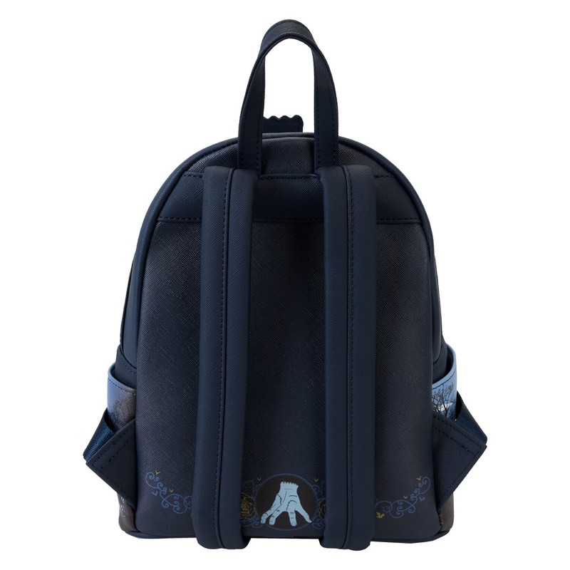 The Addams Family Wednesday Nevermore Academy Castle Glow Mini Backpack gallery