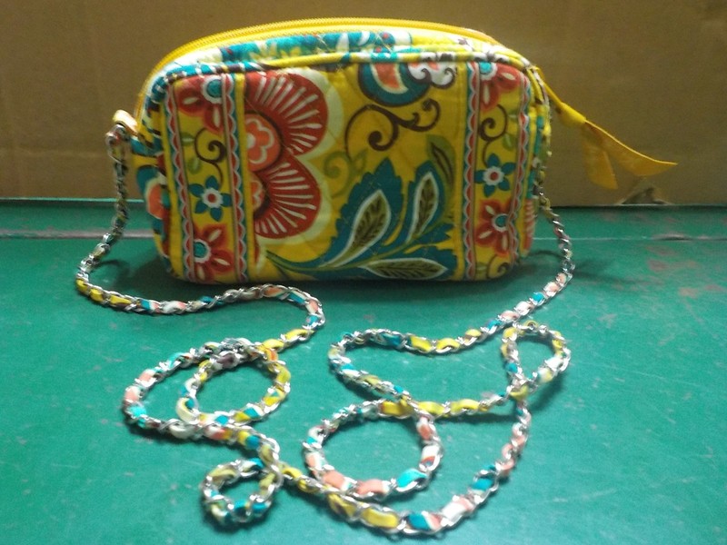 Vera Bradley Yellow Mini Chain Provencal Purse gallery
