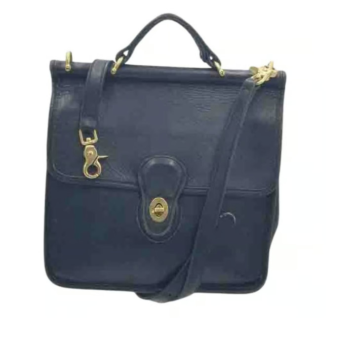 Coach Vintage Black H5C-9927 Willis Leather Crossbody w/ Turnlock 30129267 gallery