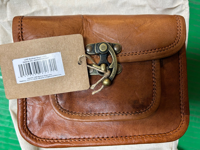Berliner Helena Genuine XS extra small Leather Bag Shoulder Hand Crossbody 641 gallery