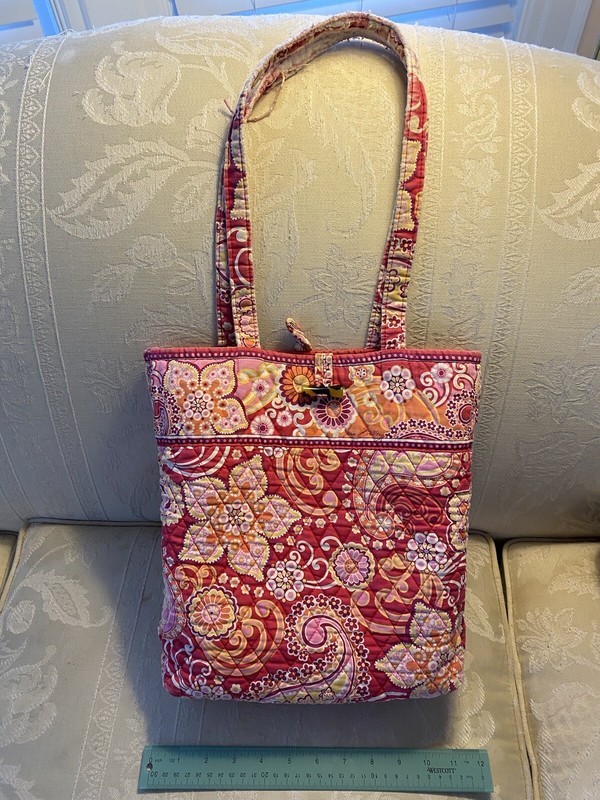 Vera Bradley  Women’s Tote Shoulder Bag Pink Orange floral Purse