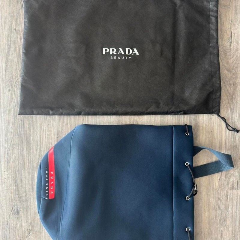 Prada Women’s Navy and Black Bag