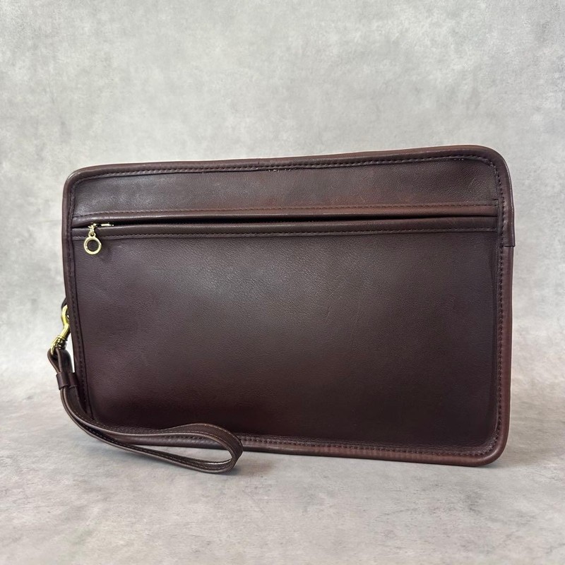 COACH Good Condition OLD Leather Backpack 4143 Black