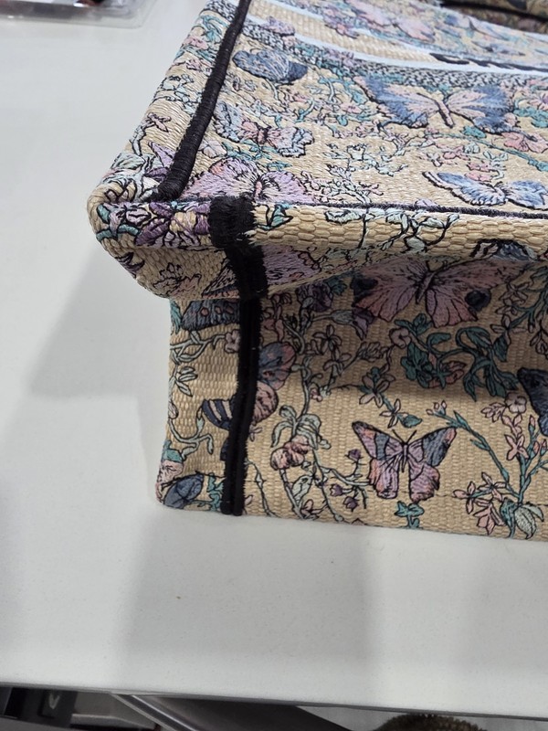 NWT Dior Large Book Tote Blue Papillon Embroidery Butterfly Limited Edition gallery