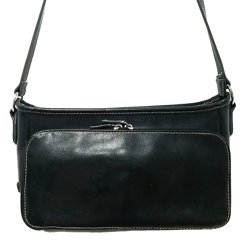 Villager Liz Claiborne Faux Leather Shoulder Bag Zip Around Wallet Organizer Y2K