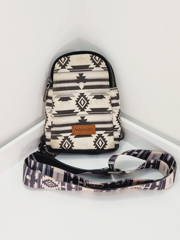 Wrangler Aztec Print Crossbody Purse