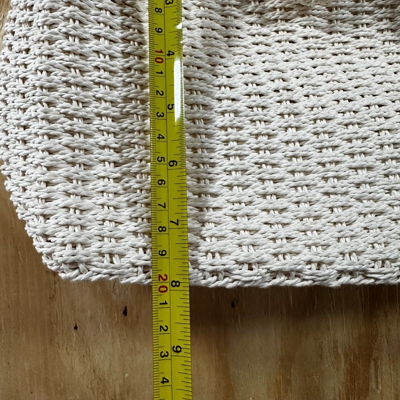 Vintage Hastings & Smith Woven Straw Handbag - Cream gallery