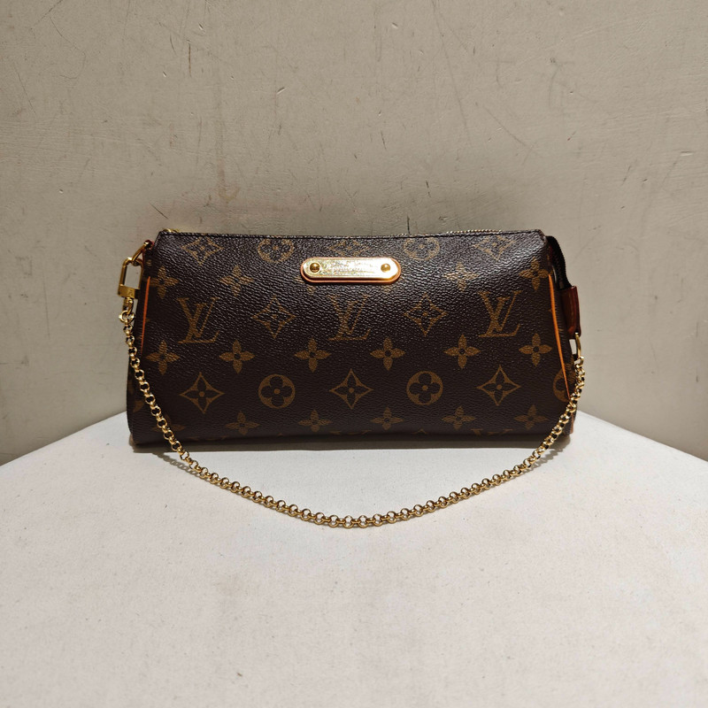 Louis Vuitton Monogram Eva Clutch Crossbody Bag