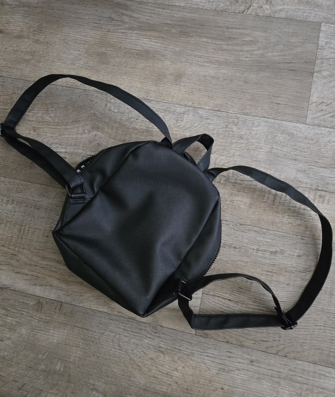 MARC TETRO Black Mini Backpack Bichon Frisé Adjustable Straps Cute Travel *EUC" gallery