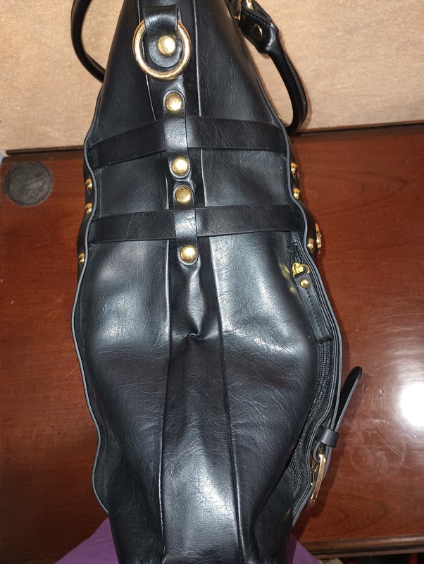 Valo Large Black Leather Bag gallery