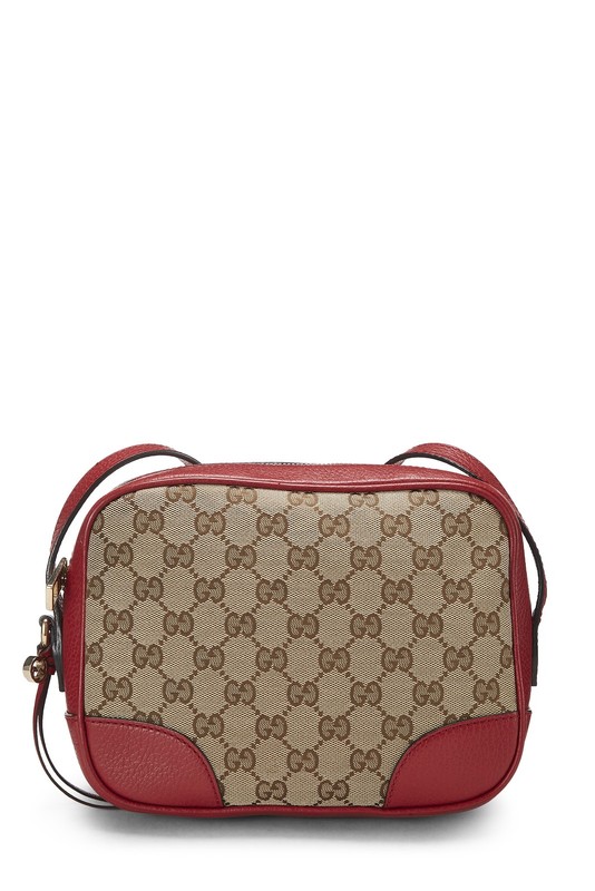 Gucci Red Original GG Canvas Bree Crossbody – WGACA