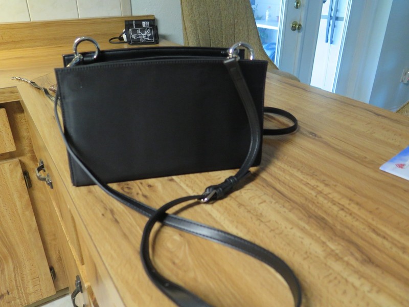 MICHE Prima Black Base Bag with regular and shoulder straps, three dif covers