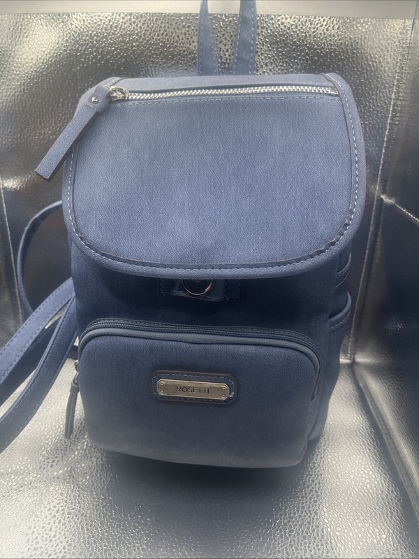 Rosetti Tinley backpack blue/grey color. High School 12 Inches