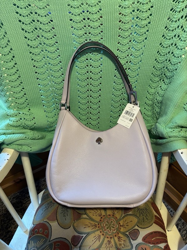 Kate Spade Kayla Large Triple Compartment Shoulder Bag – Lilac Purple