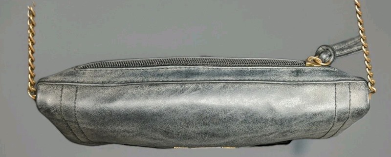 GORGEOUS MISSIMO MARBLED BLACK AND GRAY CROSSBODY BAG W/CC SLOTS AND POCKETS gallery