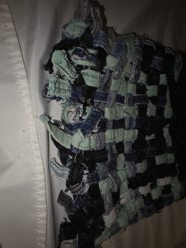 Handmade Denim Jean Quilted Look Handbag Purse Shoulder Bag gallery