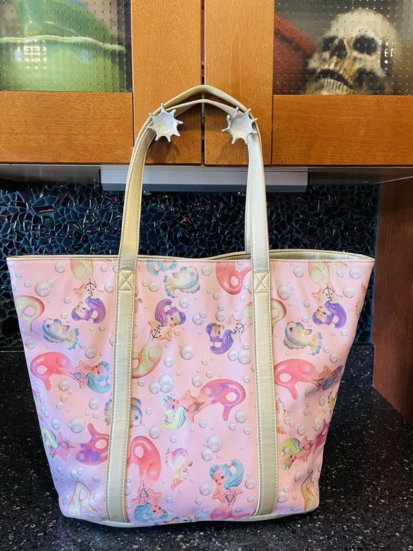 Iron Fist Lollipop Lorelei Mermaid Tote NEW