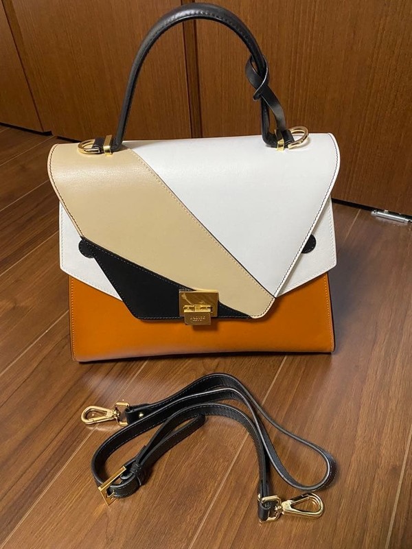 JADISE Handbag Shoulder Bag Purse in Multicolor USED Good Condition