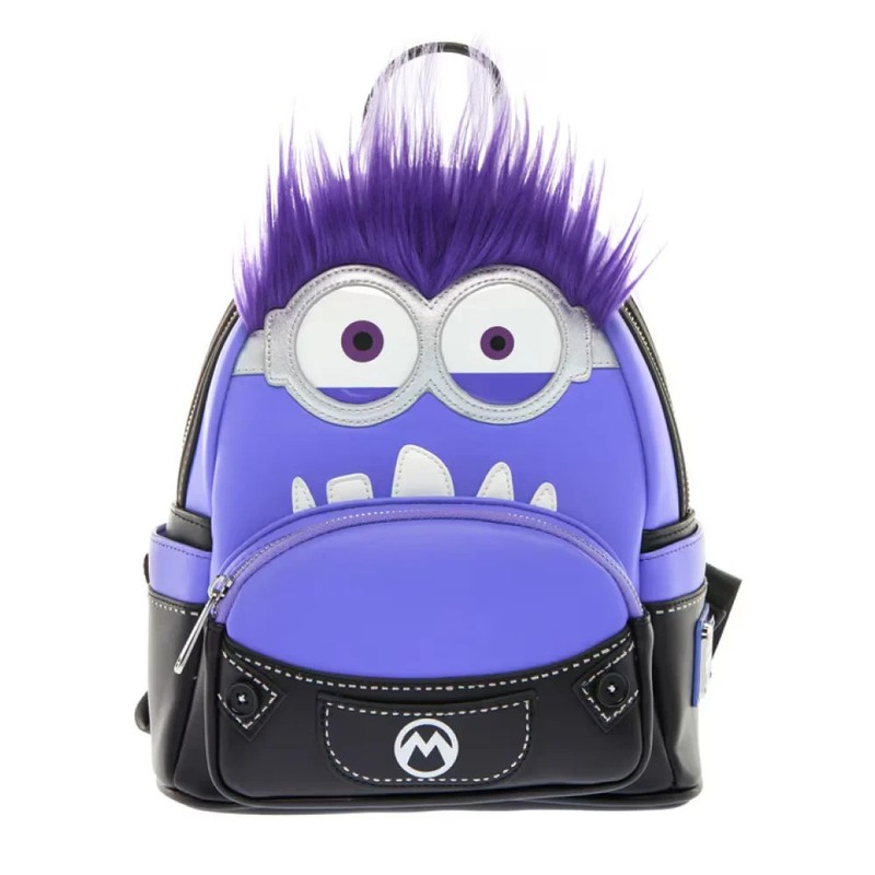 Universal Studios Exclusive Despicable Me Minion Loungefly Mini Backpack Purple