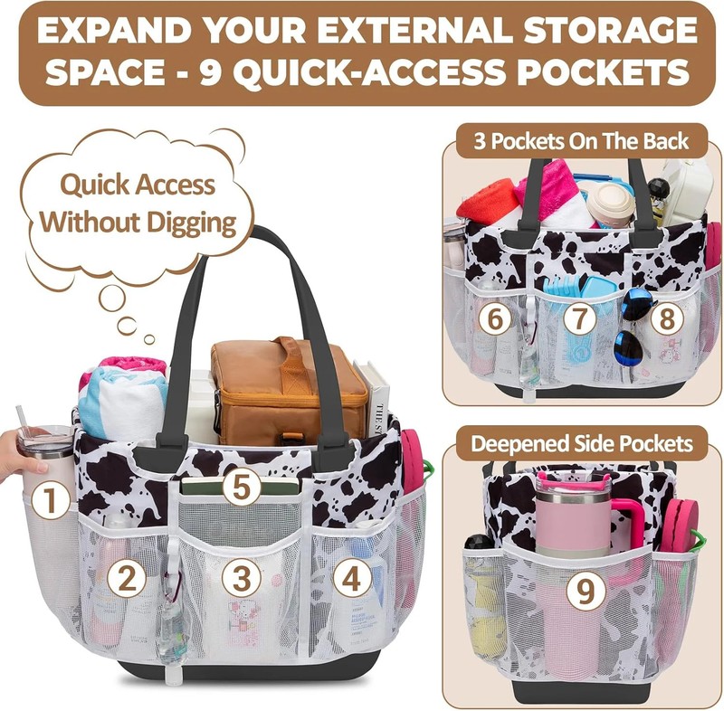 Nyton Beach Bag Organizer Insert Only Compatible with Extra Large Simple Modern gallery