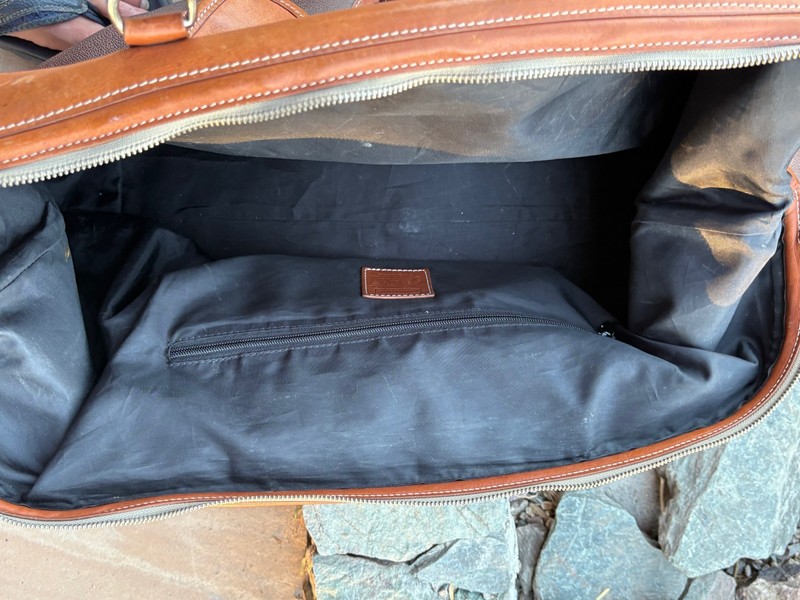 Mullholland Brothers Leather Long Horn Satchel Bag, Ex,. Condition gallery