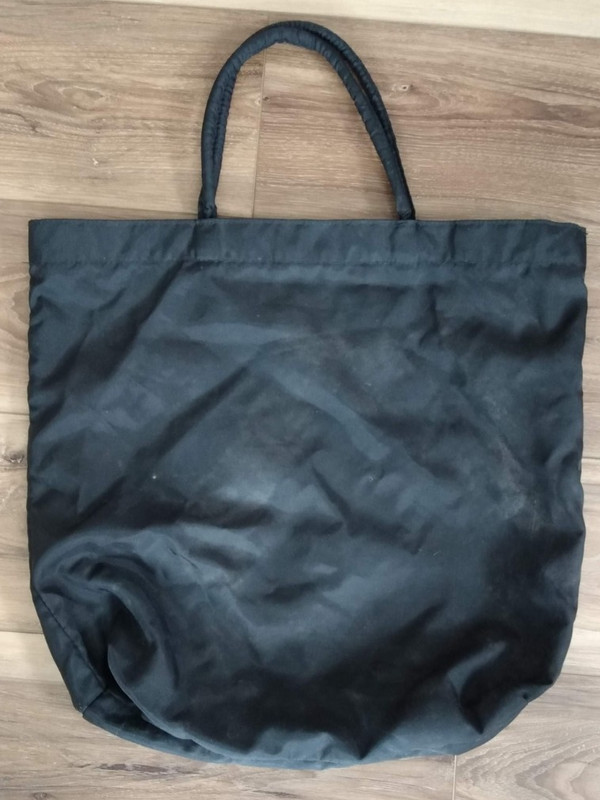 V I N T A G E Jordache Nylon Tote Bag 1980's Snap Top Monochrome Mall Retro Prep gallery