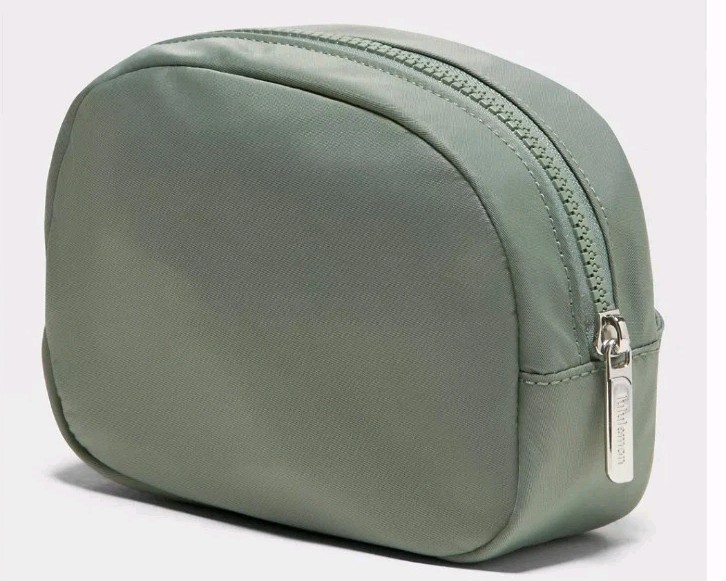 NWOT Lululemon City Essentials Willow Leaf Green 2L Mini Pouch gallery