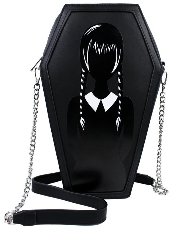 Wednesday Addams Coffin Purse Cakeworthy