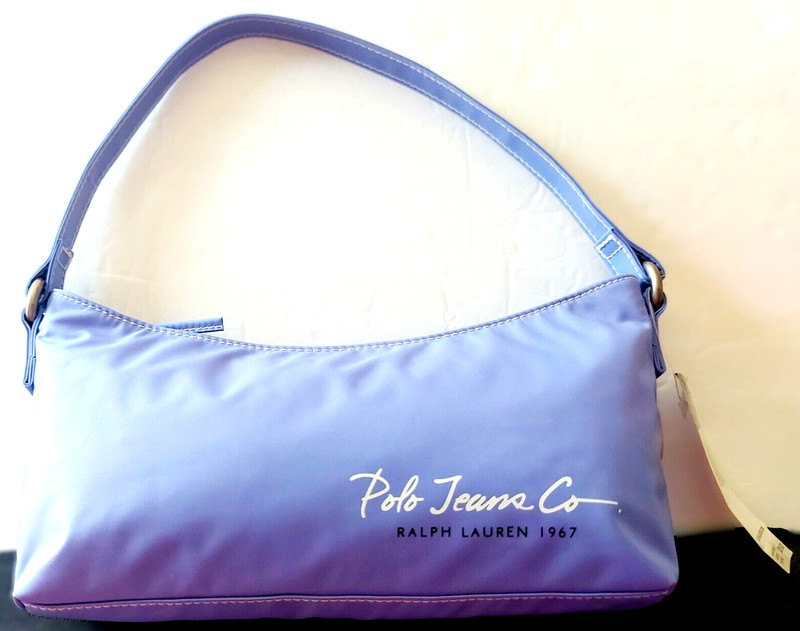 Ralph Lauren Small Hobo Handbag Periwinkle Lilac Purple Blue Violet NWT New Tags