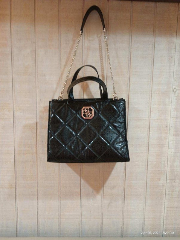 GUESS BLACK 100% PU LEATHER