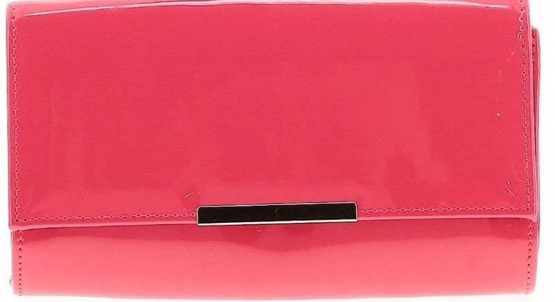 Beya Envelope Clutch Pink Vegan Manmade Bag Purse
