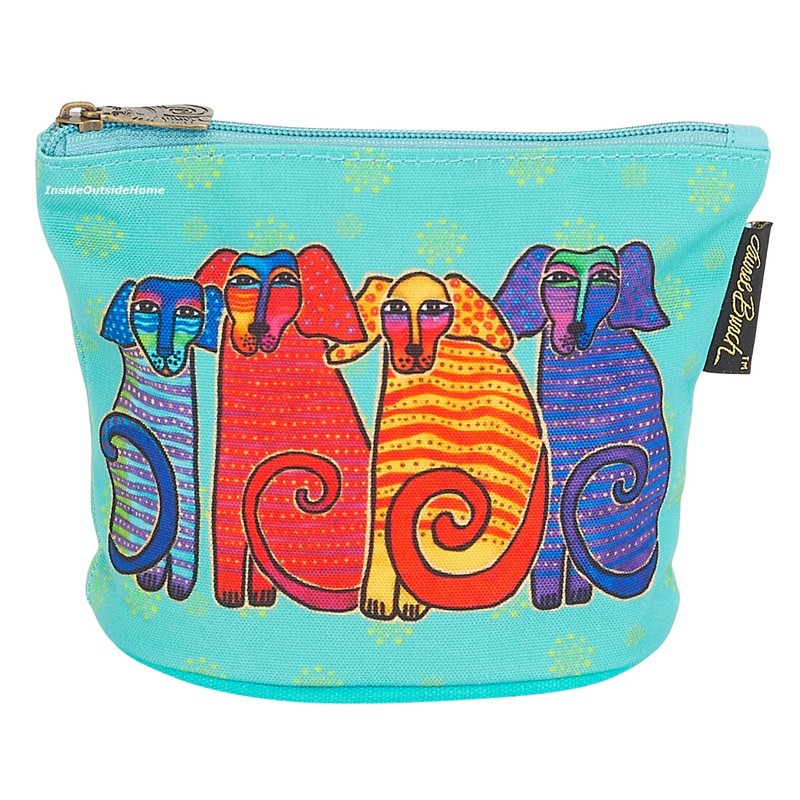 Laurel Burch Dogs Canine Friends Organizer Bag Pouch f/Whatever Fits RETIRED New