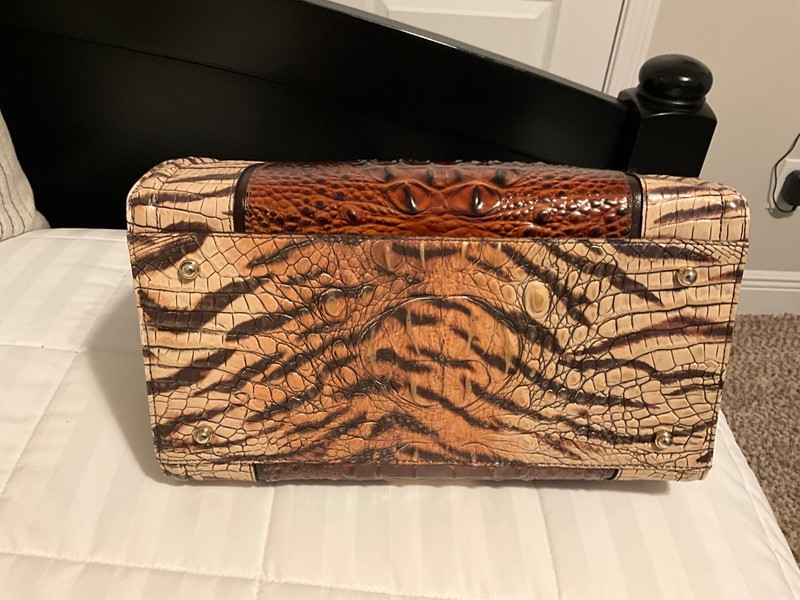 Brahmin Feline Rizzo Croc Embossed Leather Bag gallery