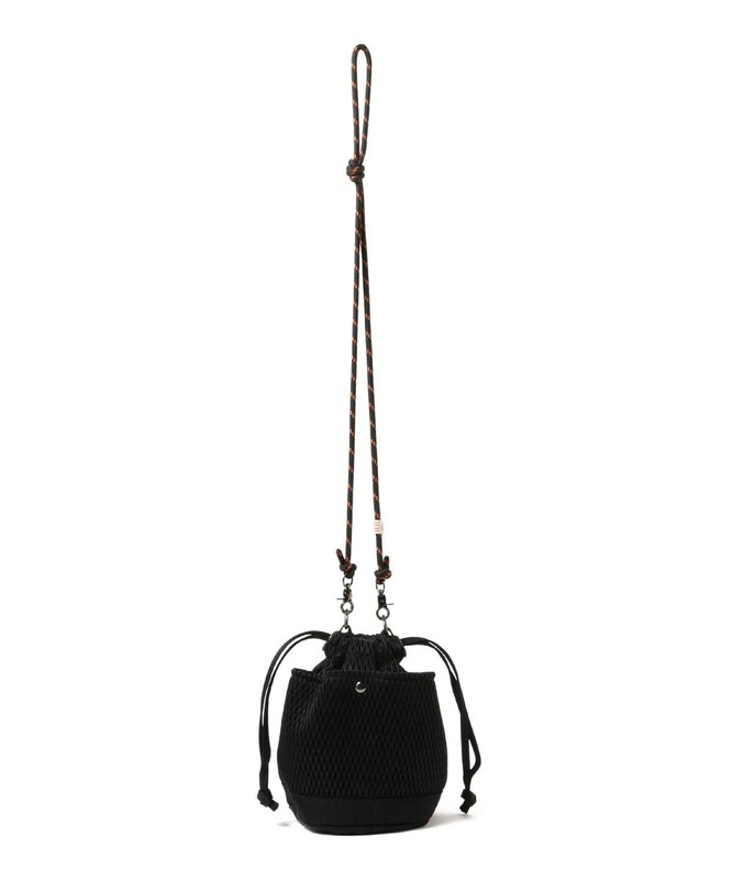 (ASK availability First) BEAMS UNIVERSAL OVERALL / Mesh drawstring bag new