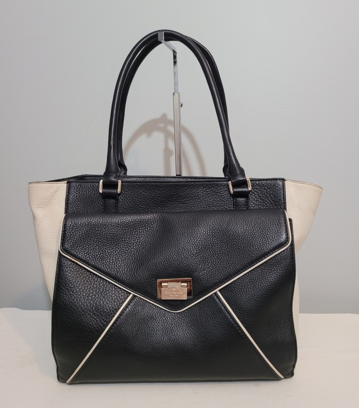 Kate Spade Johanna Shoulder Tote Bag Ivory Pebbled Leather