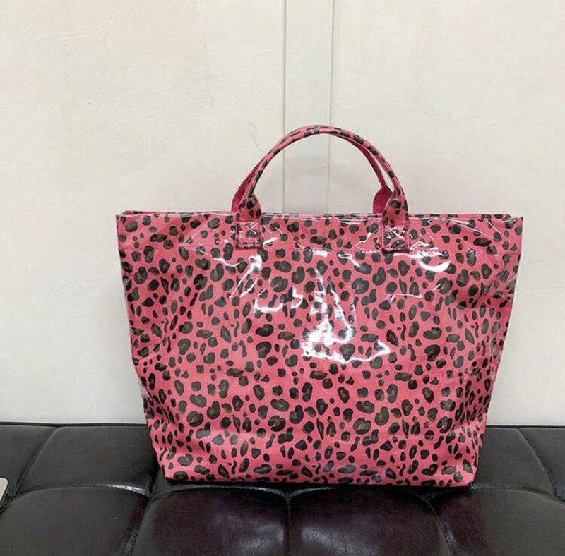Hot Pink Cheetah Leopard Handbag Tote Hand Bag Gothic Punk Rockstar Pinup Purse