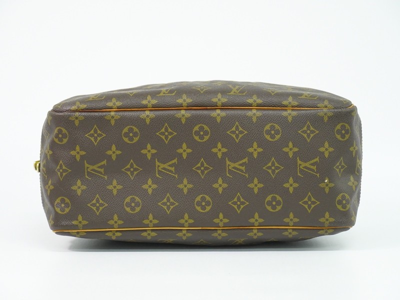 Louis Vuitton Deauville M47270 Monogram Canvas Handbag Brown Gold gallery