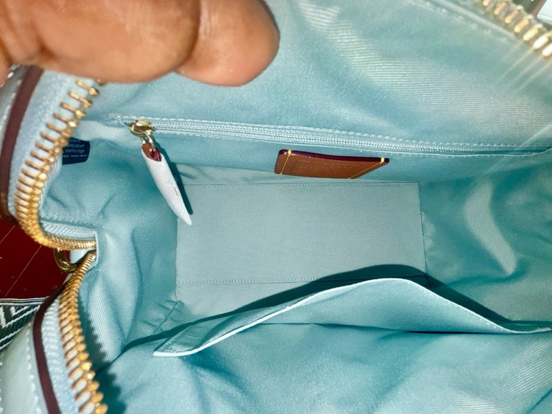 NWT COACH Rowan Satchel Bag In Signature Canvas CEY39 in Light Blue New With Tag gallery