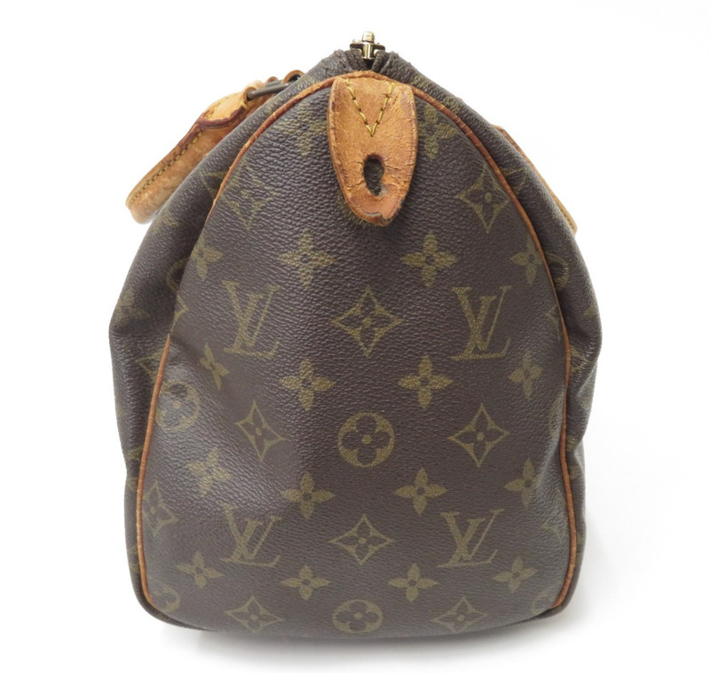 Authentic Louis Vuitton Monogram Speedy 30 Hand Bag #52097 gallery