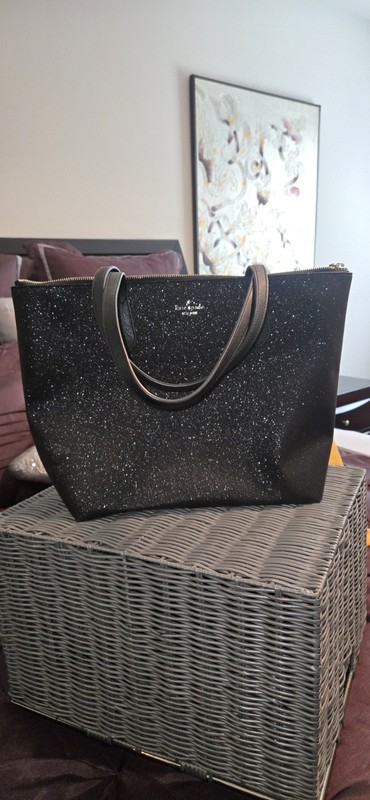 Kate Spade | Joeley | Sparkling Black Tote Bag | Pre-owned | Excellent Condition