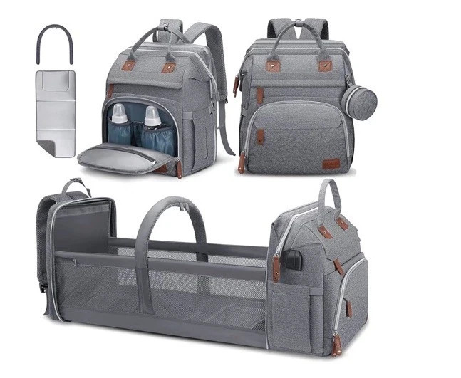 Bag Backpack – Large Capacity Diaper Bag with Changing Pad, Water…