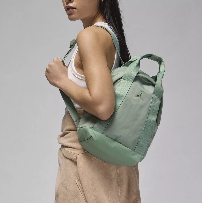 Jordan Alpha Mini Backpack (9L) Jade Smoke Green Travel Gym WA0918 EHS New