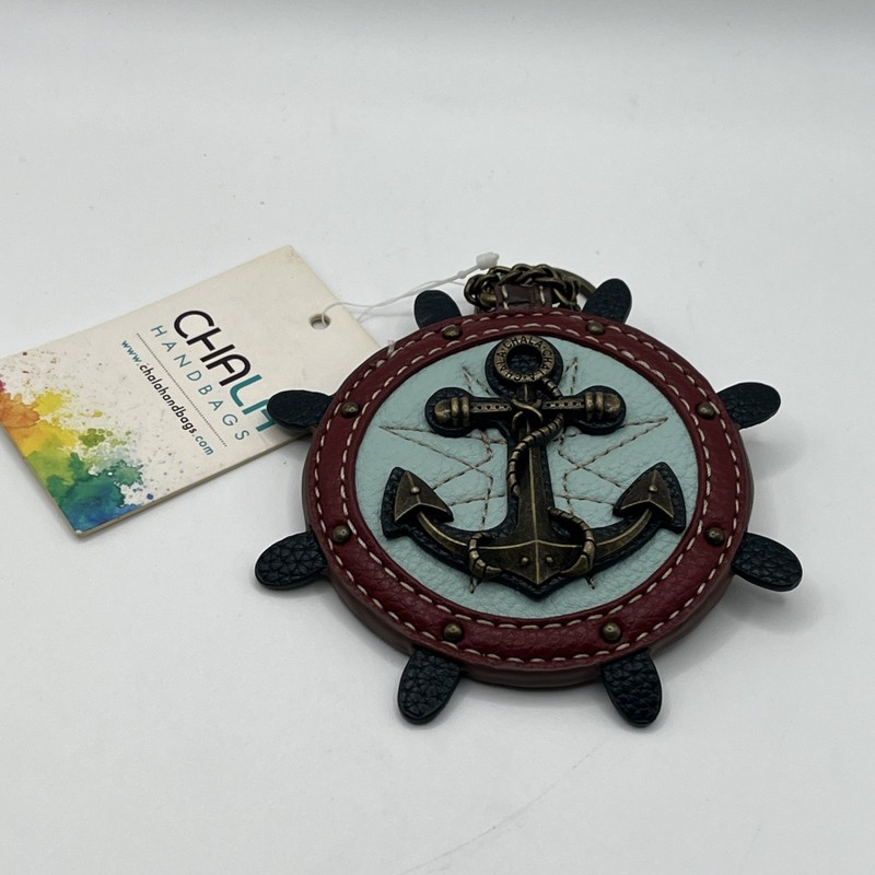 Chala ANCHOR Key Fob-Coin Purse Keychain Purse Charm Handbag Accessory NWT