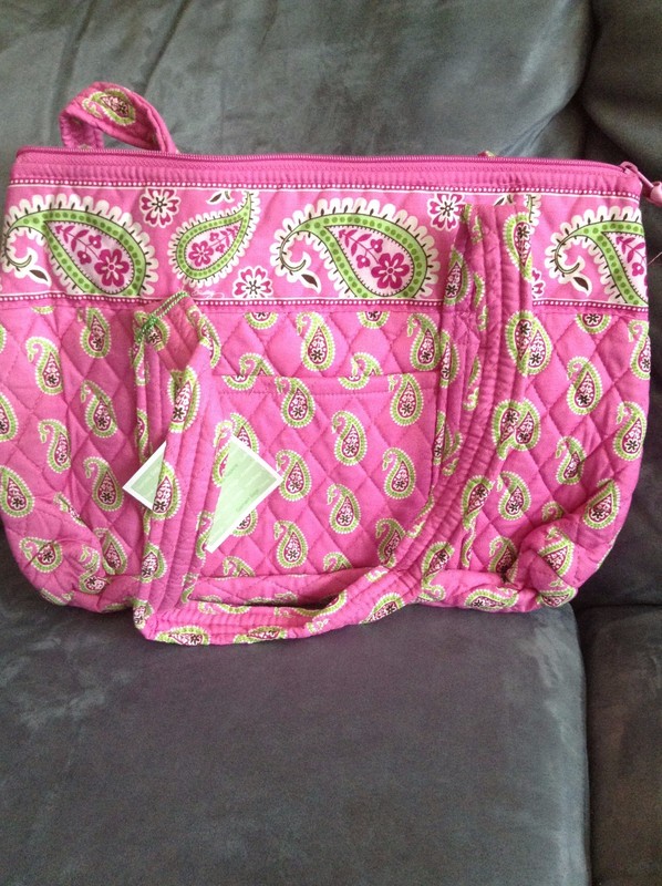 VERA BRADLEY BERMUDA PINK BETSY HANDBAG PURSE – BRAND NEW WITH TAGS