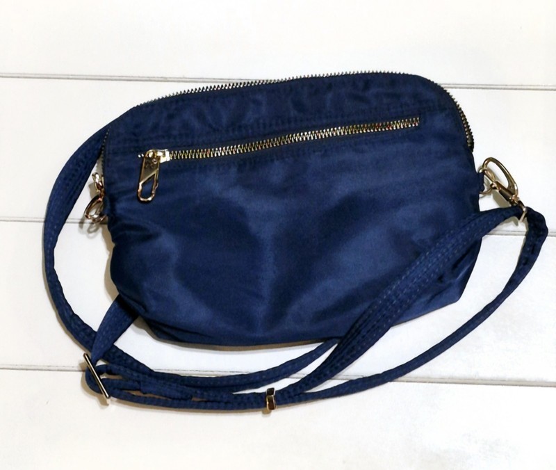 Travelon RFID Anti-Theft Classic Convertible NAVY Crossbody Bag