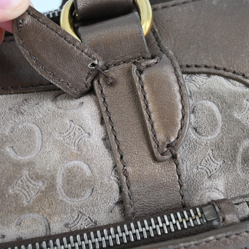 Celine Vintage Monogram Triomphe Top Handle Bag gallery